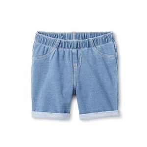 Toddler Girls' Pull-On Midi Bermuda Shorts Cat & Jack, medium Wash  2T
